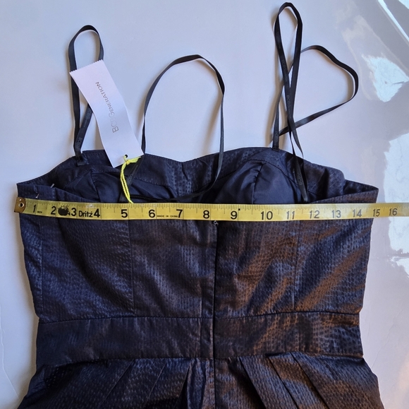 BCBGeneration Navy Strapless Mini Pocket Dress - Picture 5 of 10